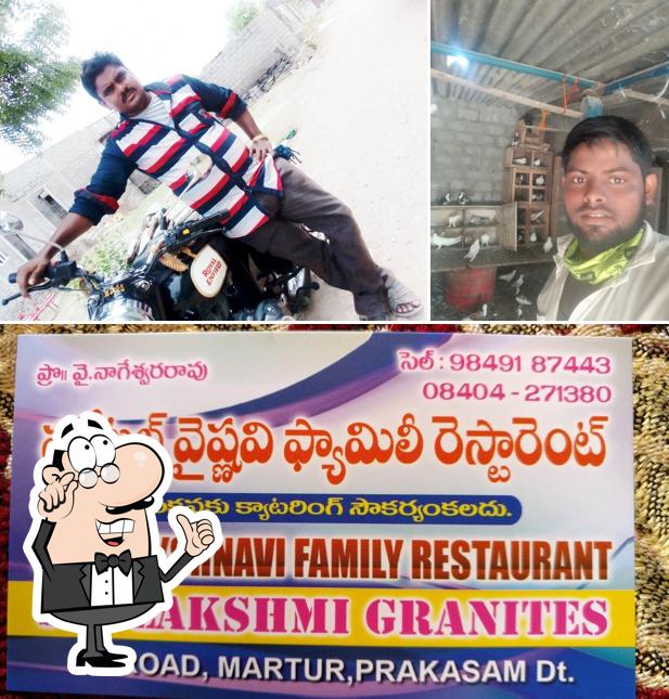 The interior of Vyshnavi family restaurant