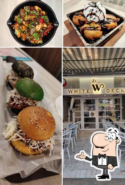 The interior of WHITE DECK CAFE