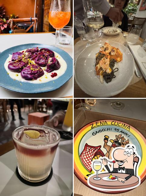 Platos en Zena Caffé