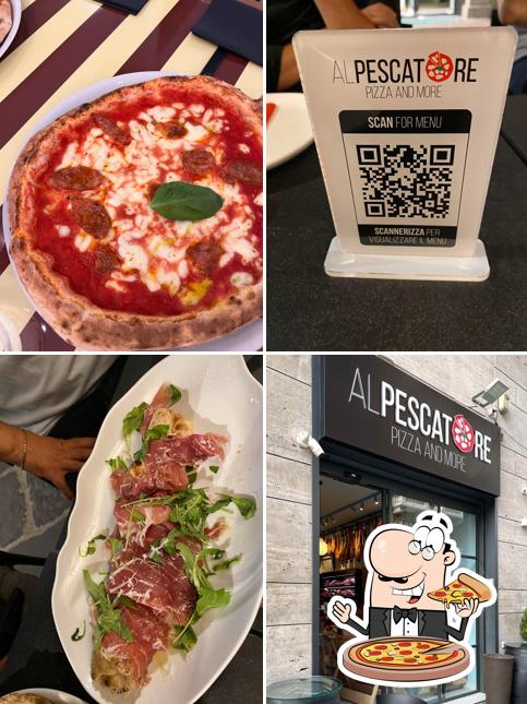 A Al Pescatore Pizza and More, puoi goderti una bella pizza