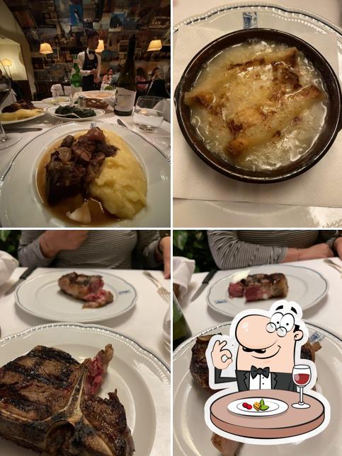 Cibo al Ristorante Buca Lapi