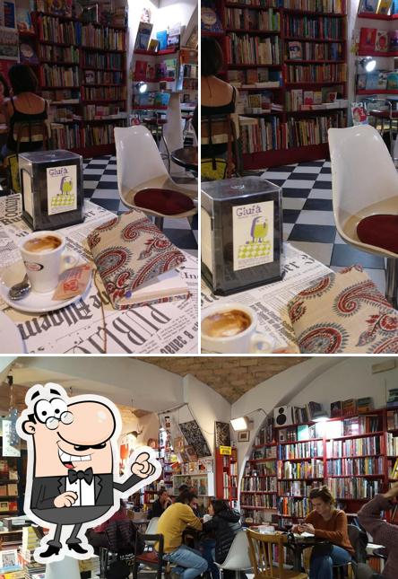 Installez-vous à l'une des tables de Giufà Library Coffee
