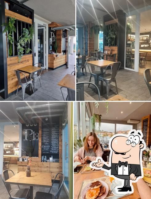 Gli interni di P13 Lounge Cafè