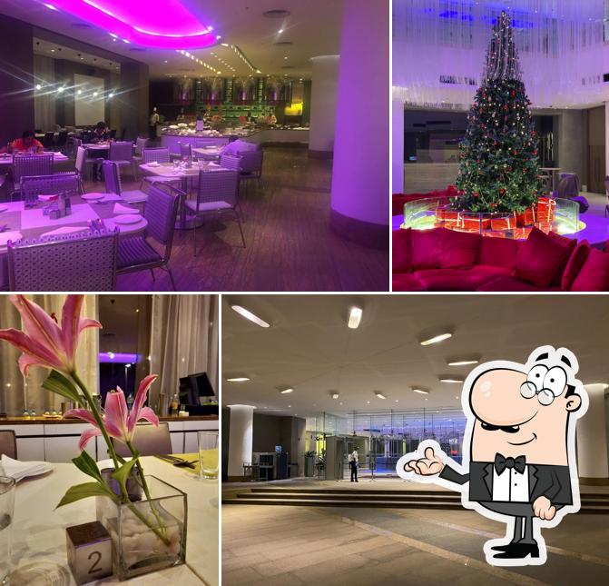 Take a seat at one of the tables at Pi- All Day Dining