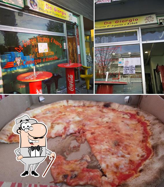 Dai un’occhiata alla foto che mostra la esterno e pizza di Da Giorgio