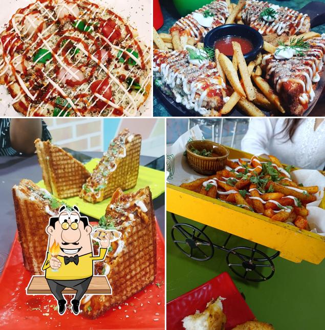 Order seafood at Ballia bite's Cafe (Food park)