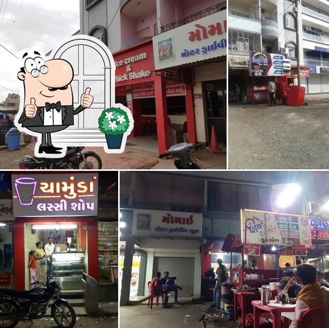 The exterior of Chamunda the Lassi Shop