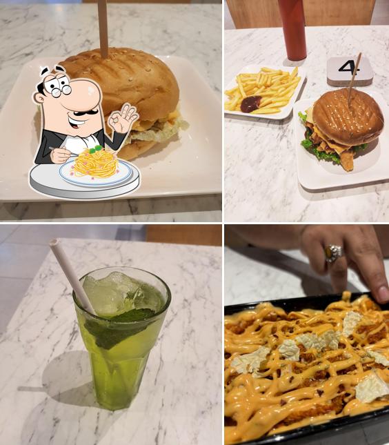 Spaghetti carbonara at Go Ggrll Calicut