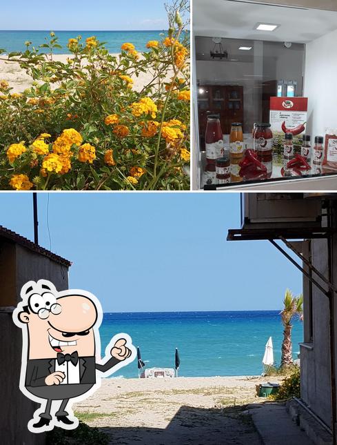 La esterno e bevanda del ristorante