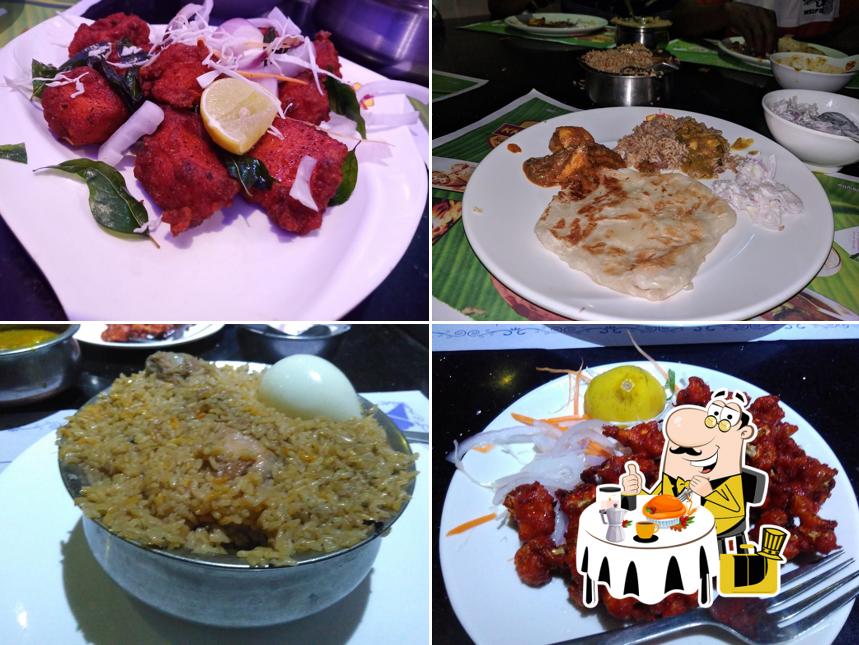 Meals at KMS Hakkim Biriyani Trichy Thillai Nagar