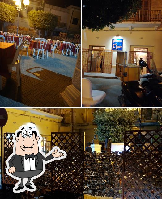 Gli interni di Pizza E Core