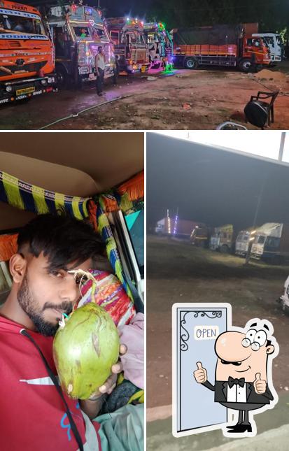 See this picture of Rajasthani Dhaba