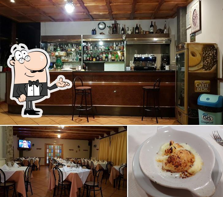 Questa è la immagine che raffigura la interni e cibo di Ristorante Il Corazziere