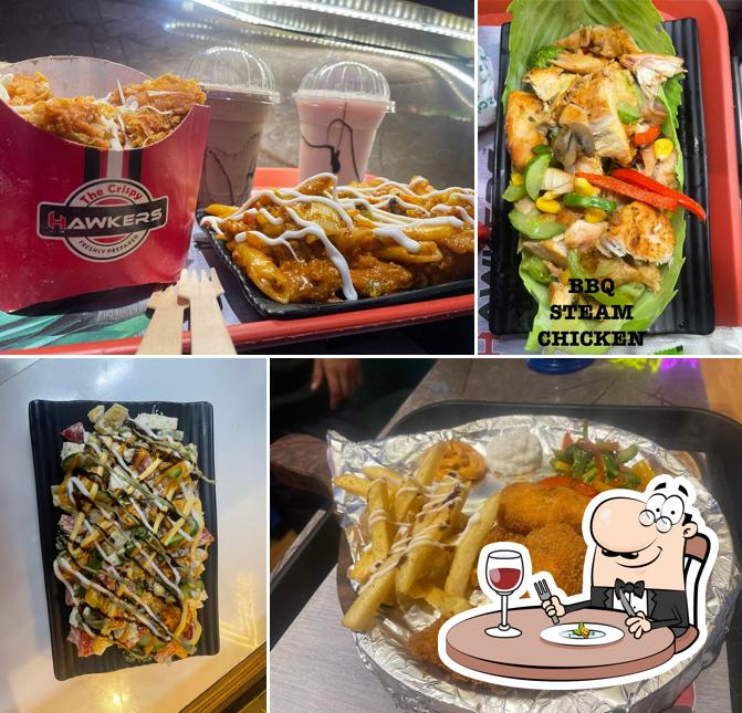 Food at The Crispy Hawkers Goraya