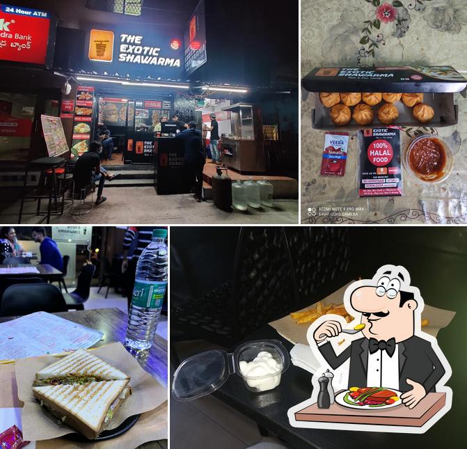 Food at THE EXOTIC SHAWARMA