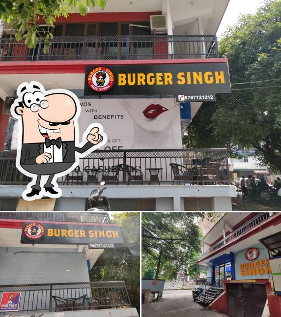 Check out how Burger Singh looks outside