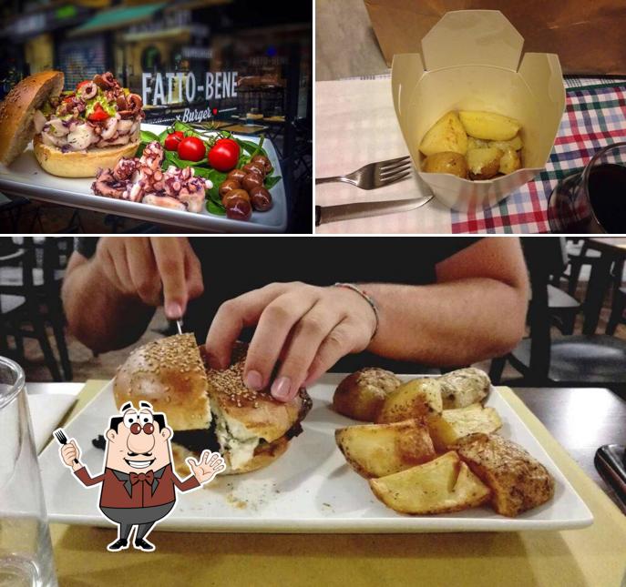 Platti al Fatto Bene Burger Buonarroti