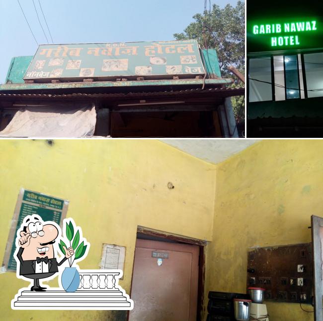 The exterior of Garib Nawaz Hotel