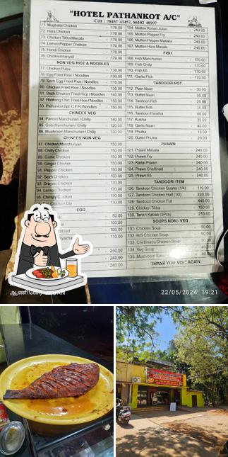 Food at Hotel Pathankot