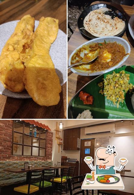 The image of food and interior at Malabar House