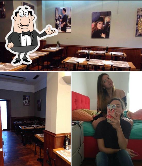 Gli interni di Caffè Rossini