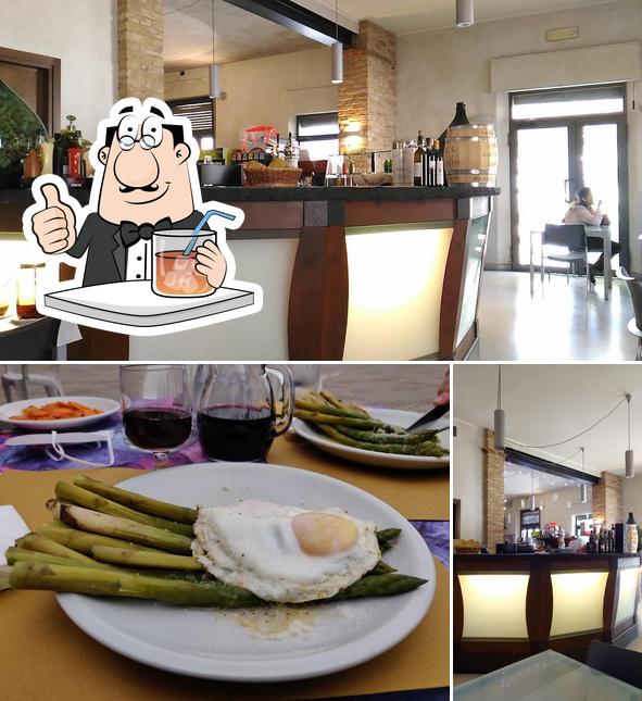 Tra le diverse cose da Bar Ristorante Del Pozzo si possono trovare la bevanda e interni