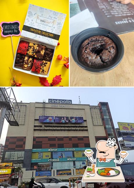 Food at Brownie Heaven BSR Mall