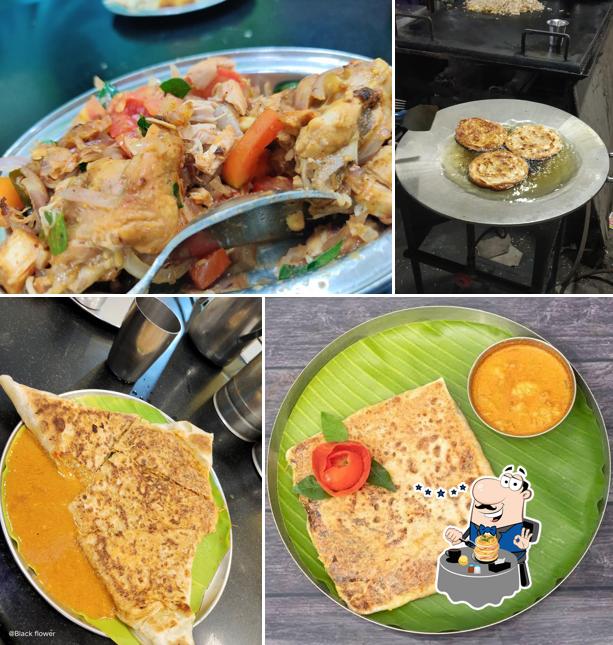 Meals at Ceylon Parotta