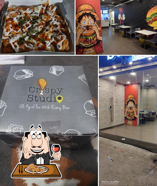 Pick pizza at Crispy Studio