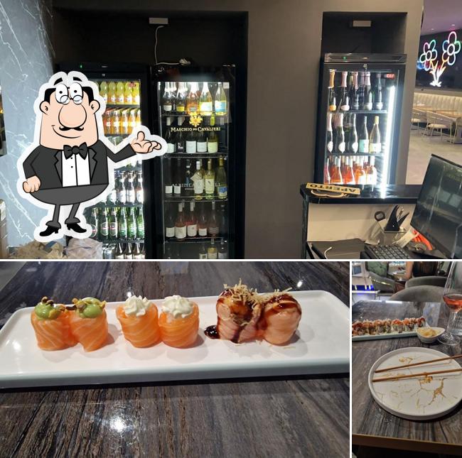 La immagine di interni e cibo da A. Ichi