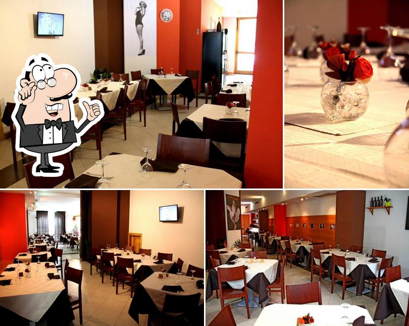 Gli interni di Milù restaurant