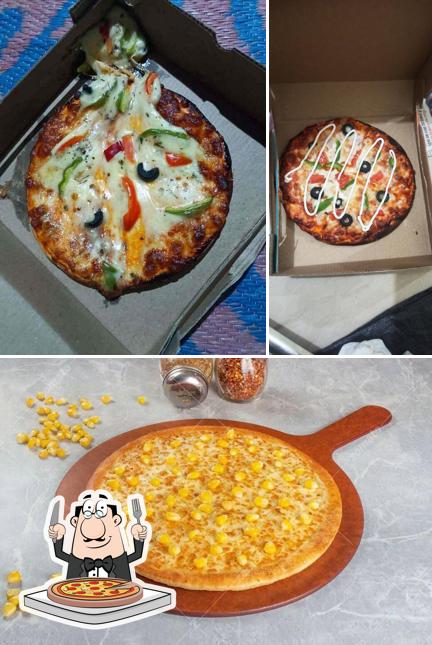 Try out pizza at Pizza's Junction