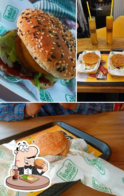 Hamburger at The Burger Company Ajmer