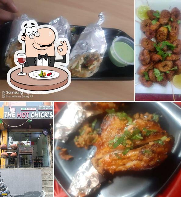 Food at The Hot Chick's