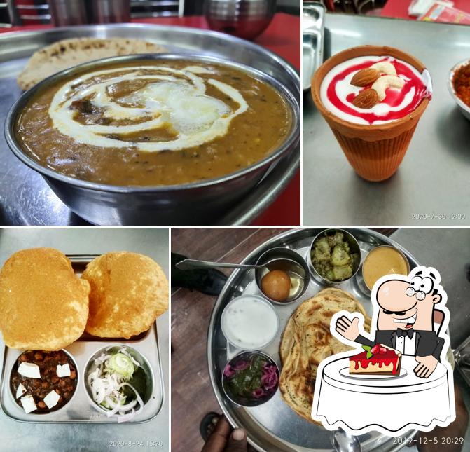 Satya Om Pure Ghee Veg Restaurant offers a variety of desserts