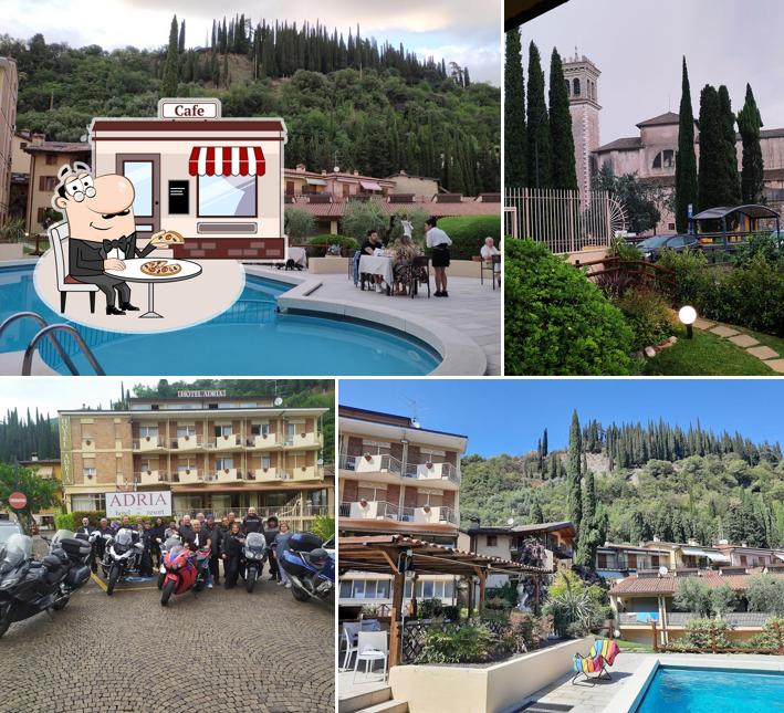 Puoi goderti l'aria fresca da seduto all'esterno di Hotel Adria Resort