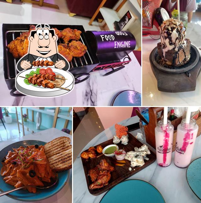 Food at Brewbakes café Purnia