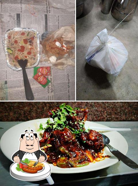 This is the picture depicting food and interior at Chakum Chukum