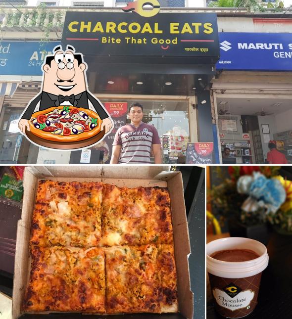 Get pizza at Charcoal Eats