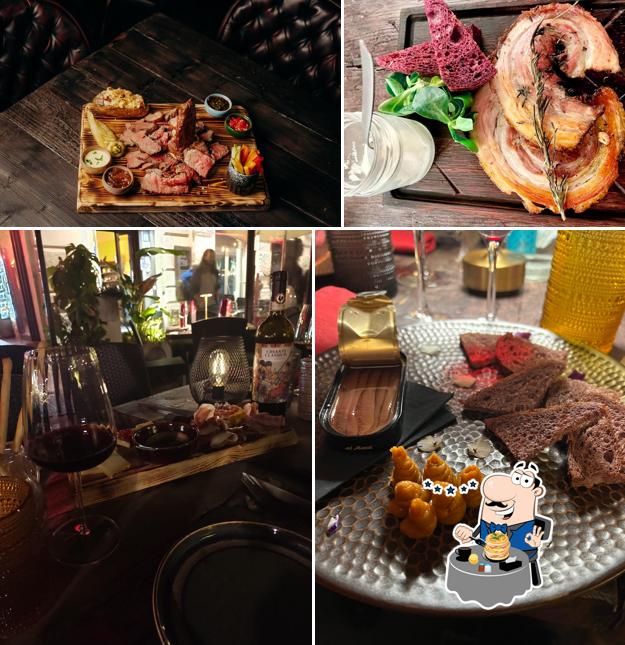 Fuego y brasa si caratterizza per la cibo e bevanda