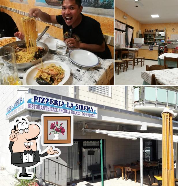 Gli interni di Pizzeria La Sirena