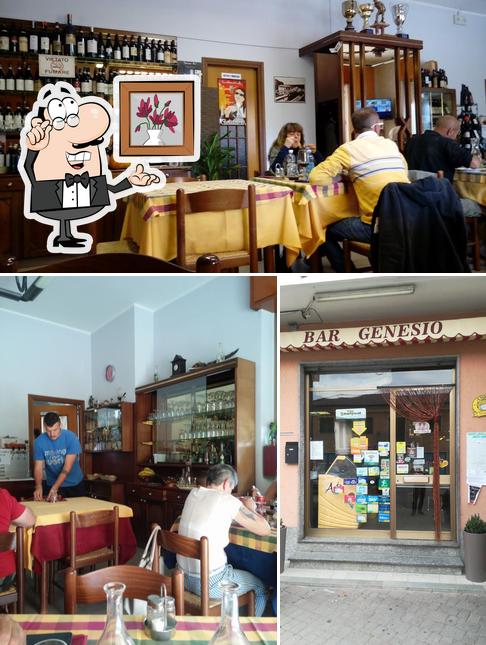 Gli interni di Trattoria dei Ferrovieri