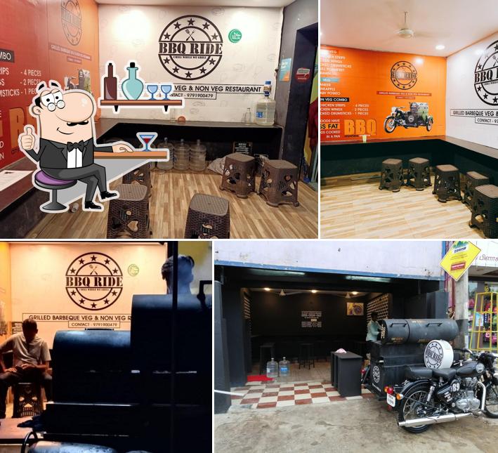 The interior of BBQ Ride Thanjavur