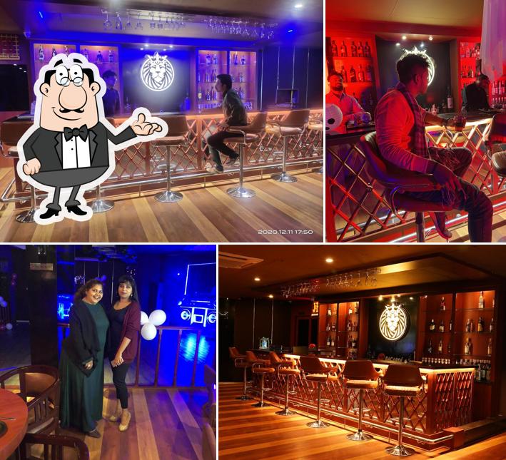 Take a seat at one of the tables at King's Union Bar & Grill Bhopal