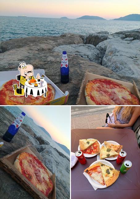 Cibo al Pizza Farinata da Asporto