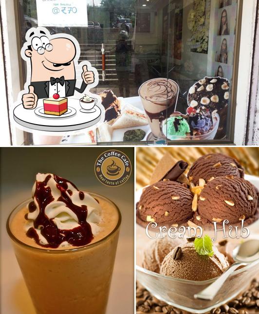 The Coffee Cafe serves a number of sweet dishes