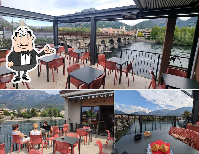 Gli interni di Il Fresco Bar