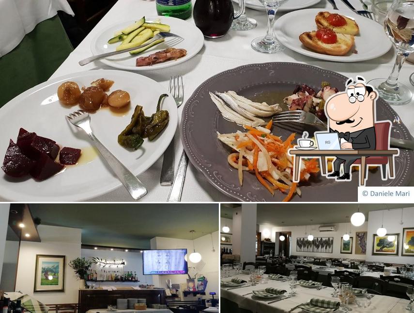 Ristorante Gli Ulivi si caratterizza per la interni e cibo