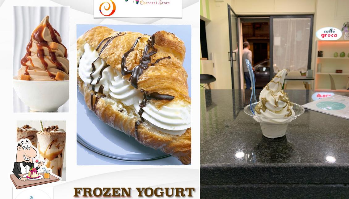 Swee - Cornetti Store serve un'ampia gamma di dessert