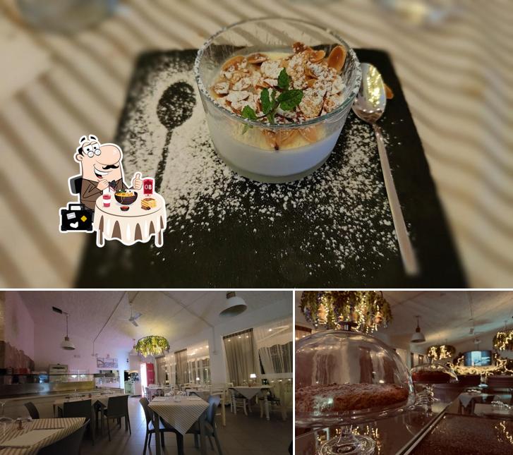 La foto della cibo e interni di Chalet Ristorante Pizzeria